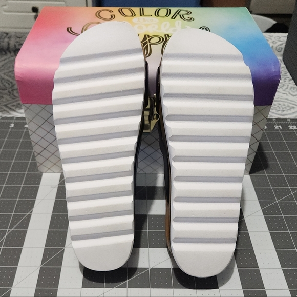 Reef Cushion Vista Hi Slip-on Platform Slide Sandals Women's Size 9 - Picture 4 of 15